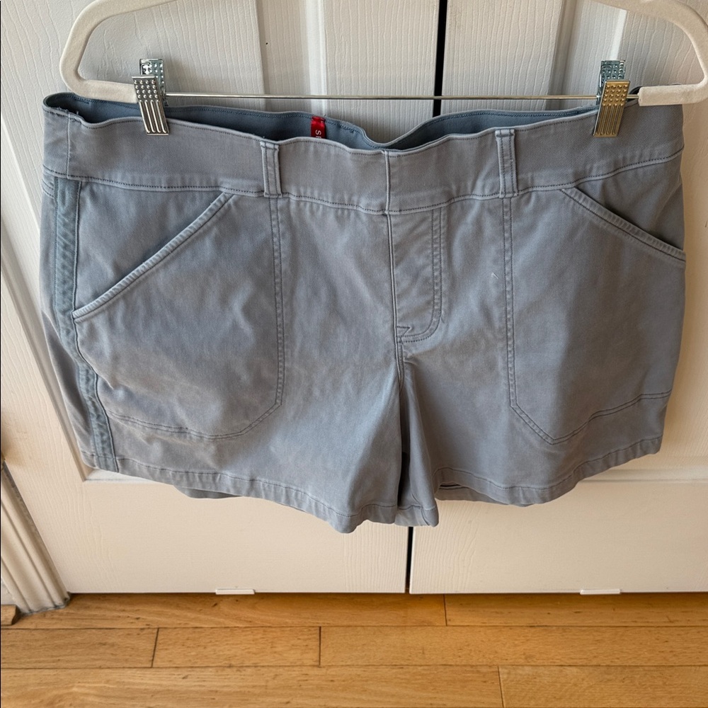 SPANX Women's Slate blue grey Cargo Shorts